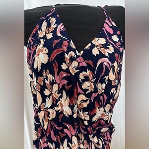 Crossover tank blouse